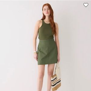 Twill Cotton Skirt with stretch